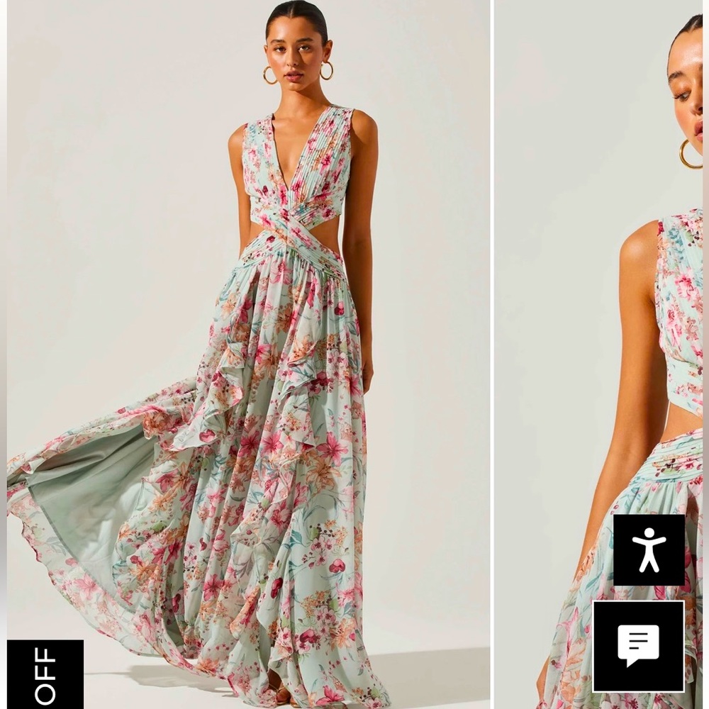 ASTR THE LABEL XS NOYA DRESS. WORN ONCE